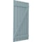 Ekena Millwork Americraft 6-Board (2 Batten) Wood Spaced Board-n-Batten Shutters w/ Z-Bar, ARW102SB623X77SBH, PR ARW102SB623X77SBH - alternate 3